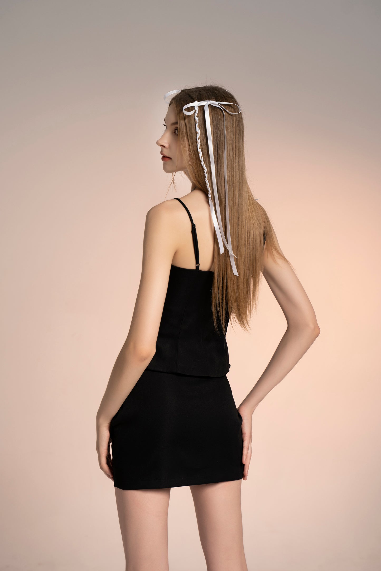 Claudina Butterfly Top In Black