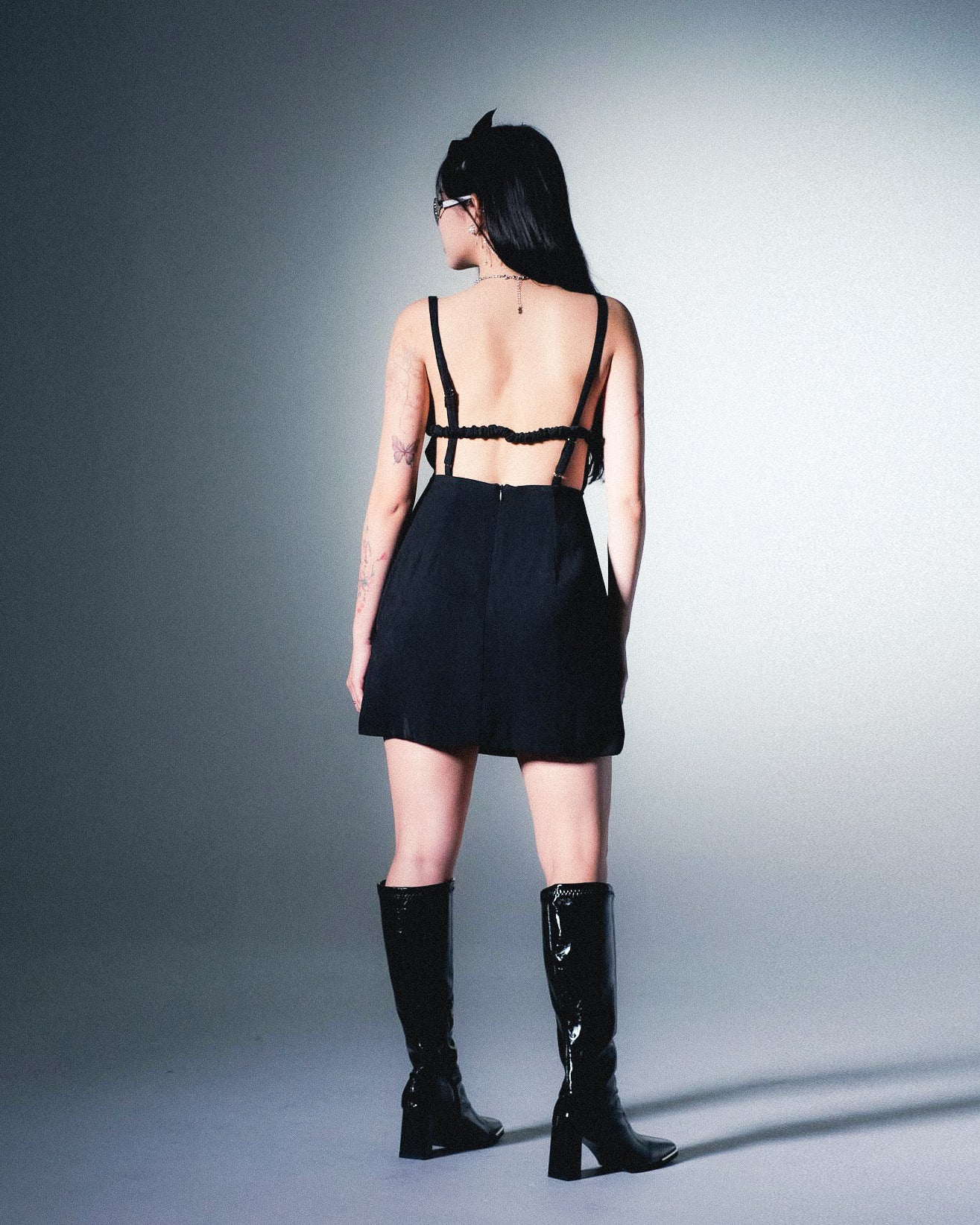 Rebels Mini Dress In Black