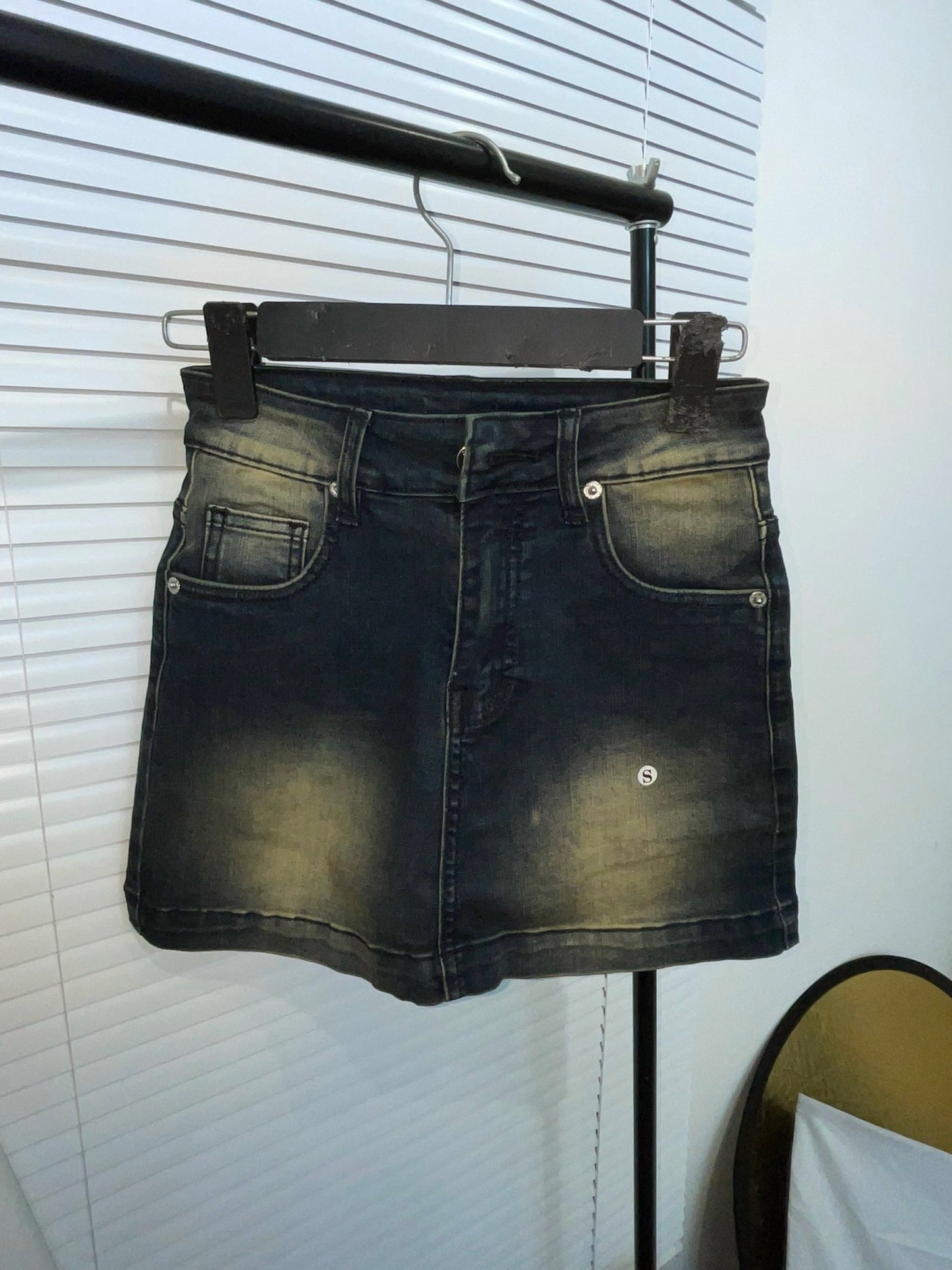 Sienna Denim Washed Skort