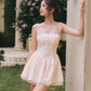 Léa Ribbon Corset Dress - Pink Floral