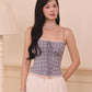 Gemma Clasp Plaid Top - Blue Checkered (PO - 40 Days)