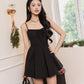 Chrissy Pleated Dress - Black