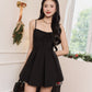 Chrissy Pleated Dress - Black
