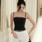 Hailey Tube Lace Top - Black