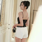 Hailey Tube Lace Top - Black