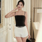Hailey Tube Lace Top - Black