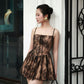 Lexi Lace Drop Waist Mini Dress - Black