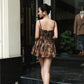 Lexi Lace Drop Waist Mini Dress - Black