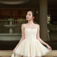 Lexi Lace Drop Waist Mini Dress - White