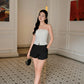Hailey Tube Lace Top - White