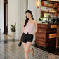 Hailey Tube Lace Top - Pink