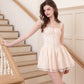 Dahlia Drop Waist Mini Dress - Pink Floral (PO - 7 Days)