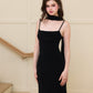 Katherine Cowl Neck Maxi Dress (Comes with Sash) - Black