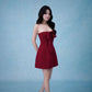 Melisse Mini Dress In Maroon (Can be worn 3 ways)