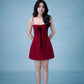 Melisse Mini Dress In Maroon (Can be worn 3 ways)
