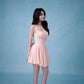 Hera Mini Dress In Light Peachy Pink