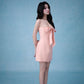 Melisse Mini Dress In Peachy Pink (Can be worn 3 ways)