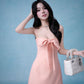 Melisse Mini Dress In Peachy Pink (Can be worn 3 ways)