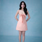 Melisse Mini Dress In Peachy Pink (Can be worn 3 ways)