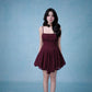 Hera Mini Dress In Burgundy