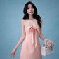 Melisse Mini Dress In Peachy Pink (Can be worn 3 ways)