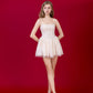 Lexi Lace Drop Waist Mini Dress - White