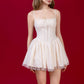Lexi Lace Drop Waist Mini Dress - White