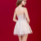 Lexi Lace Drop Waist Mini Dress - White