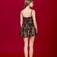 Lexi Lace Drop Waist Mini Dress - Black