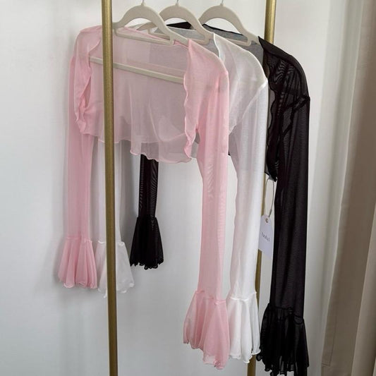 BUBD Mesh Bolero Outerwear