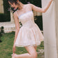 Léa Ribbon Corset Dress - Pink Floral