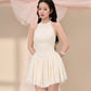 Yi Drop Waist Dress - Cream White
