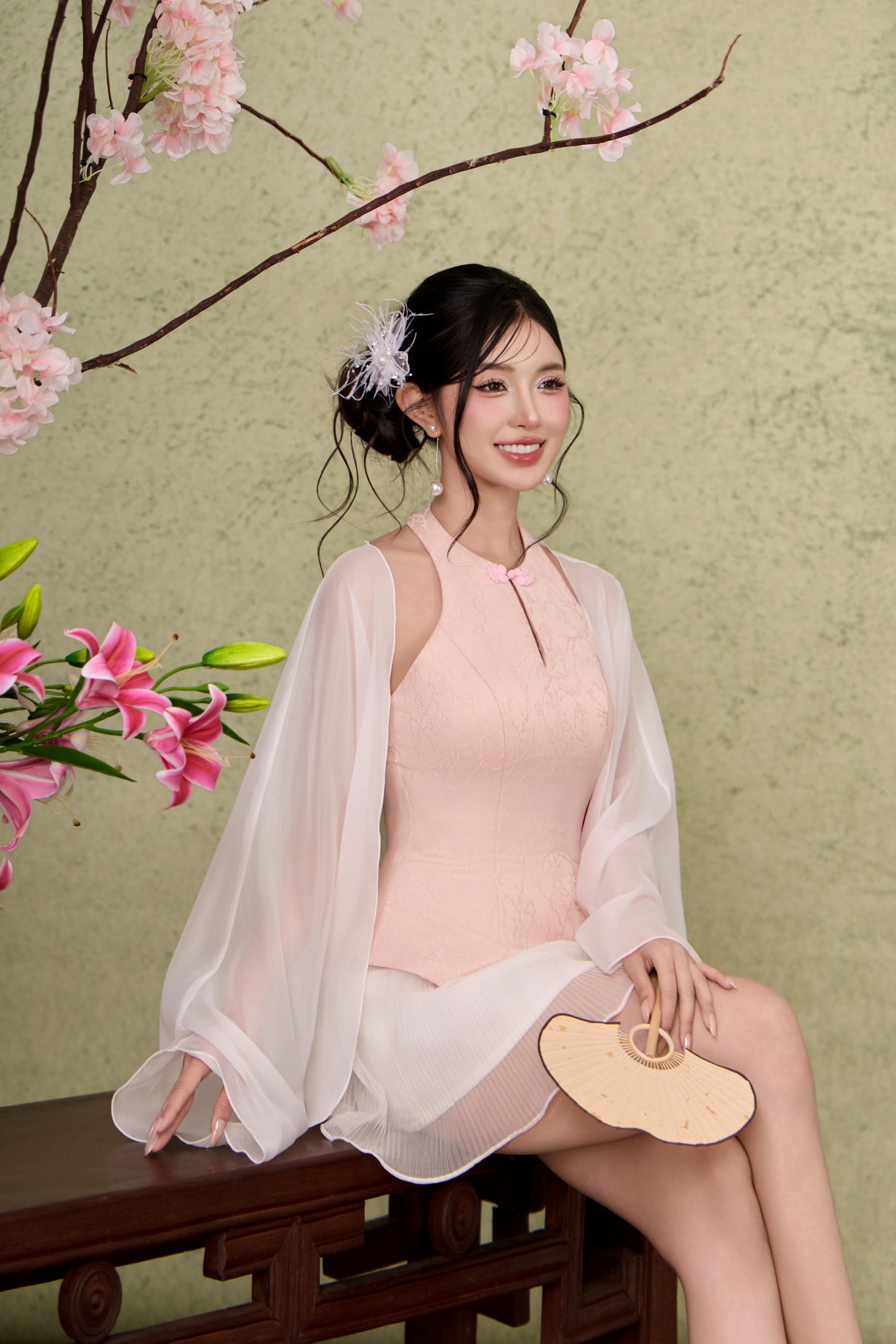 Organza Oversize Cardigan