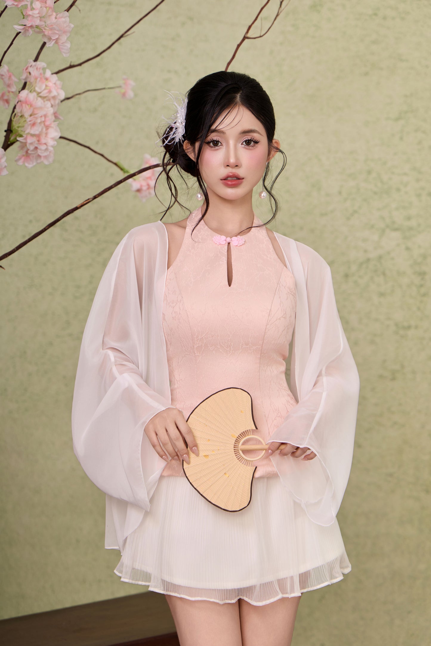 Organza Oversize Cardigan