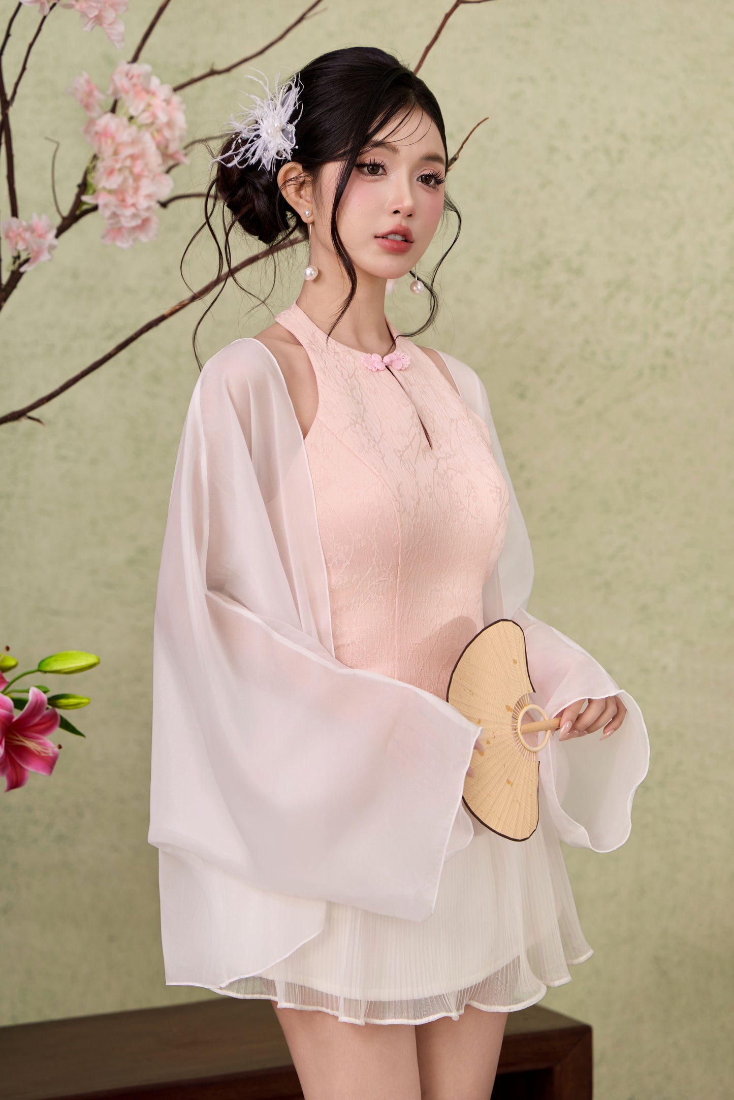 Organza Oversize Cardigan