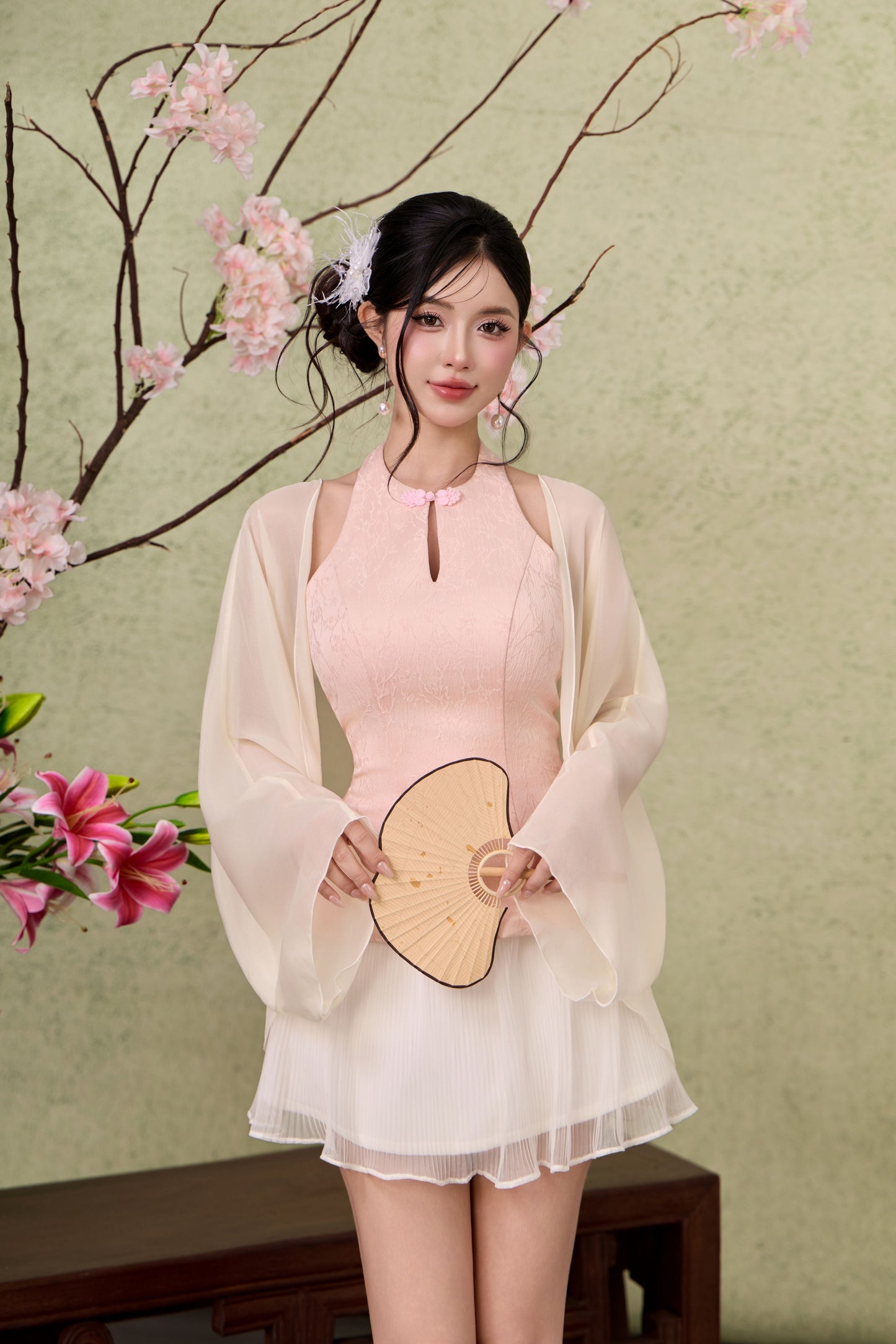 Organza Oversize Cardigan