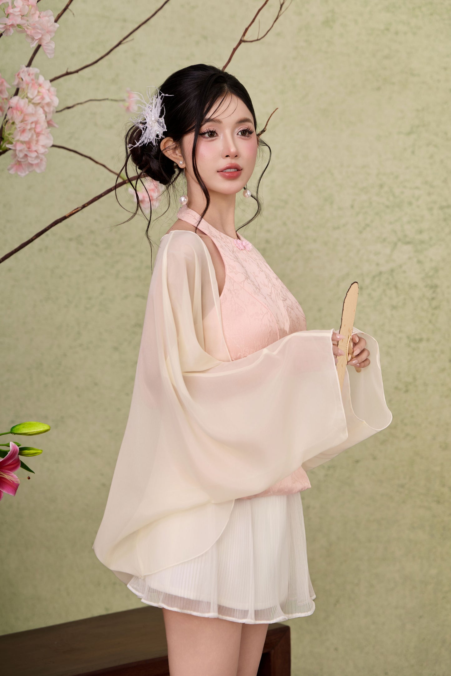 Organza Oversize Cardigan