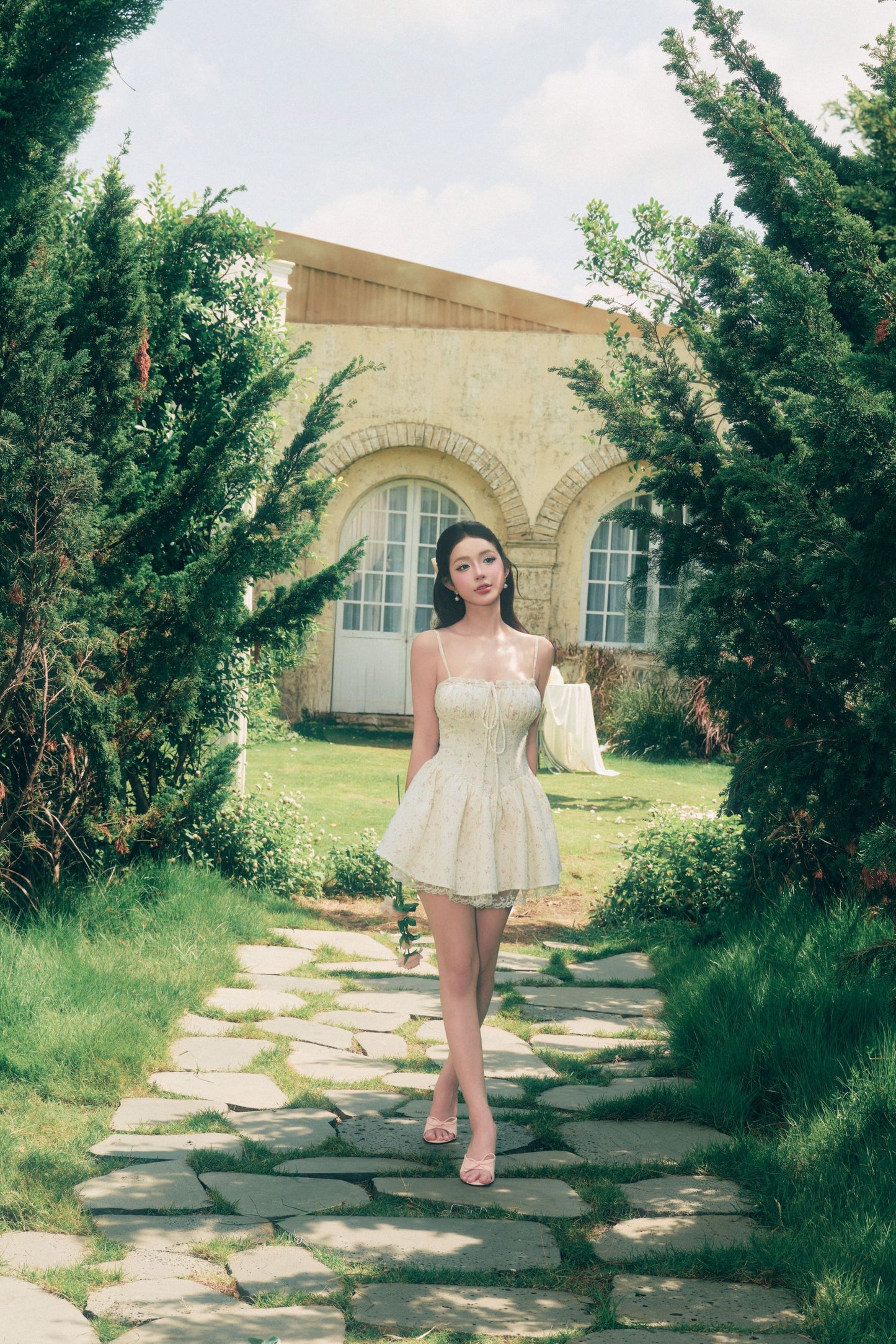 Lily Corset Mini Dress - Floral (PO - 40 Days)