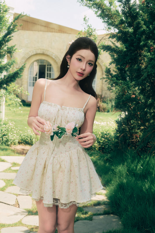 Lily Corset Mini Dress - Floral (PO - 40 Days)