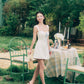 Wisteria Bustier A Line Mini Dress - Blue (PO - 40 Days)