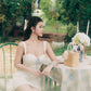 Wisteria Bustier A Line Mini Dress - Blue (PO - 40 Days)