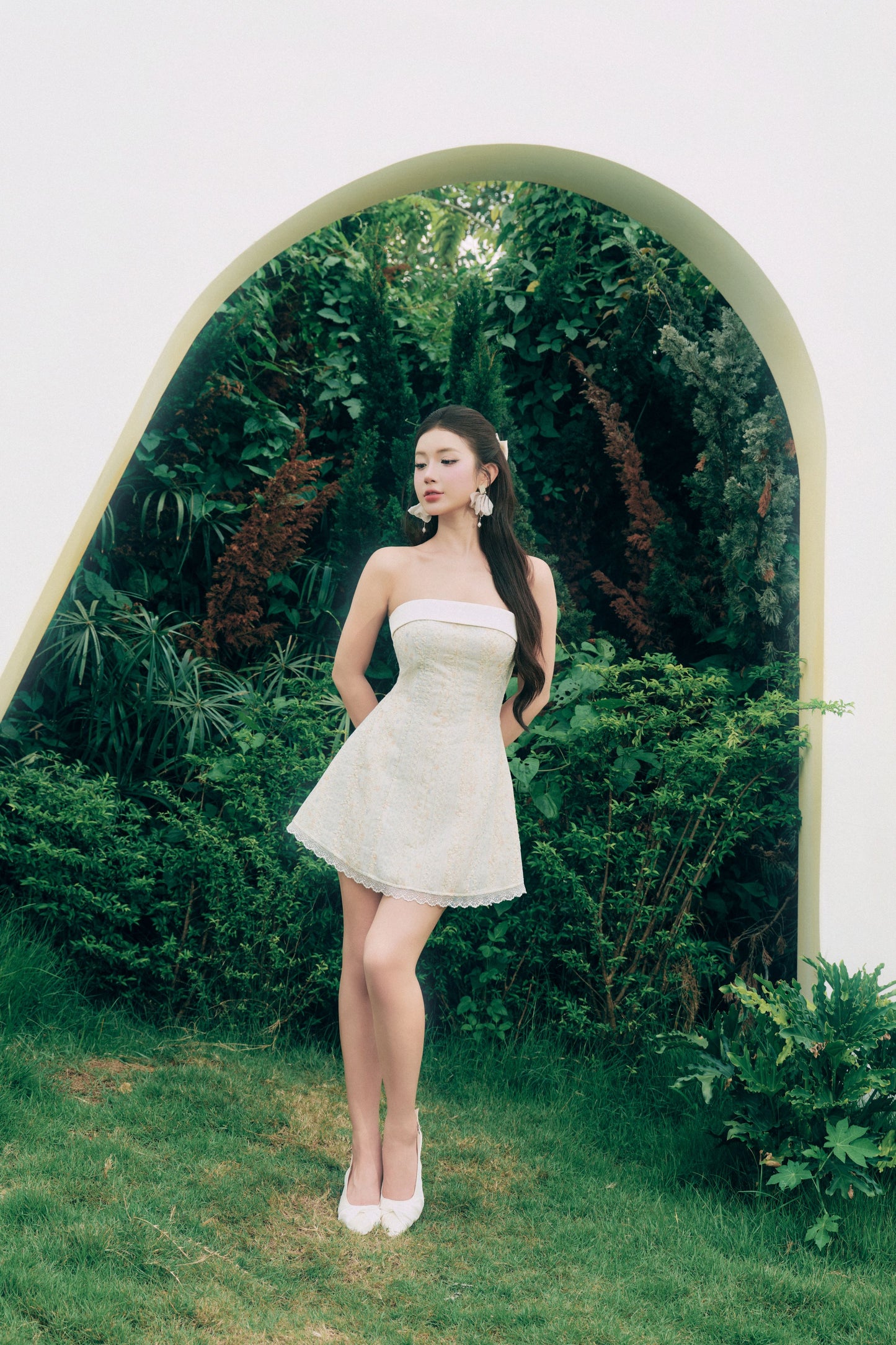Eleanor Tube Floral Mini Dress (PO - 30 Days)