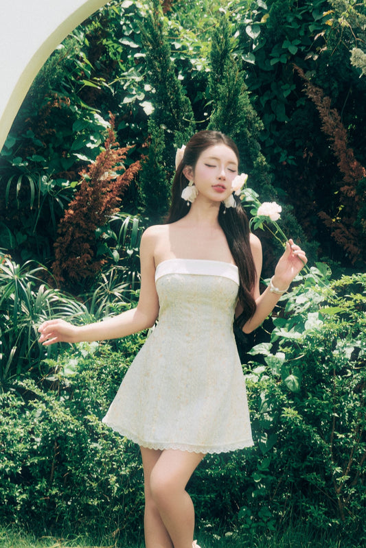 Eleanor Tube Floral Mini Dress (PO - 30 Days)