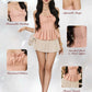 Camila Pleated Top - Apricot Pink