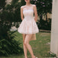 Léa Ribbon Corset Dress - Pink Floral