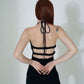 FAYE Ruched Dress in Black